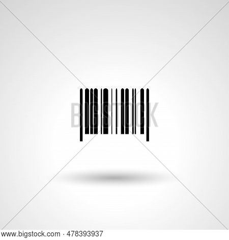 Bar Code Sign. Bar Code Isolated Simple Vector Icon