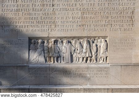 Reformation Wall Monument In City Of Geneva, Switzerland