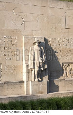 Reformation Wall Monument In City Of Geneva, Switzerland