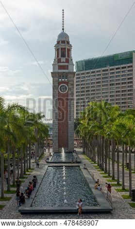Kowloon, Hong Kong - August 17t 2007: The Clock Tower, A Landmark In Hong Kong. It Is Located On The