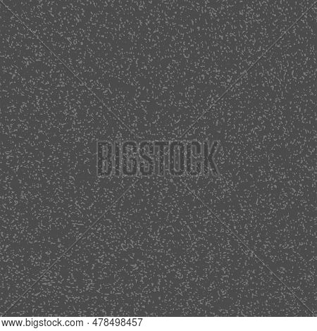 Dark Gray Asphalt Texture. Road Surface With Stone Grain Tarmac Effect In Top View. Black Grunge Dir