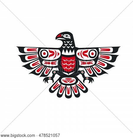 Haida Indian Eagle Vector