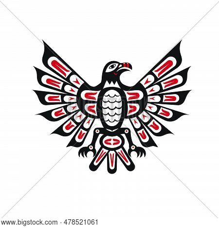 Haida Indian Raven Vector