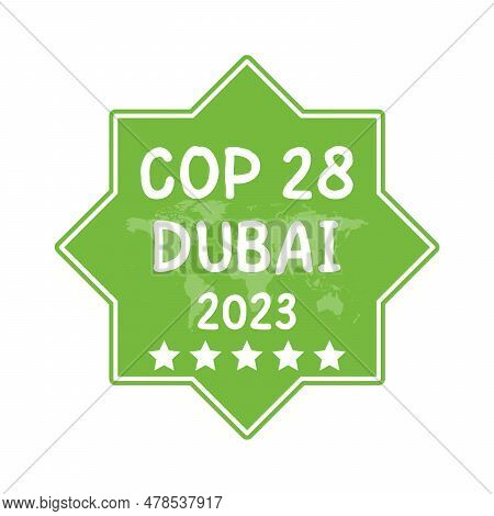 Cop 28 In Dubai United Arab Emirates Symbol Icon