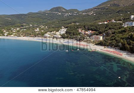 Valtos-Strand in der Nähe von Parga in Griechenland