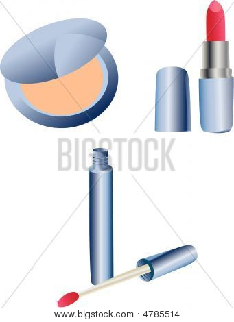 Set cosmétique bleu