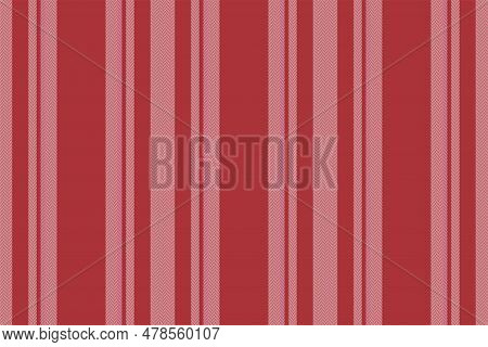 Vertical Lines Stripe Background. Vector Stripes Pattern Seamless Fabric Texture. Geometric Striped