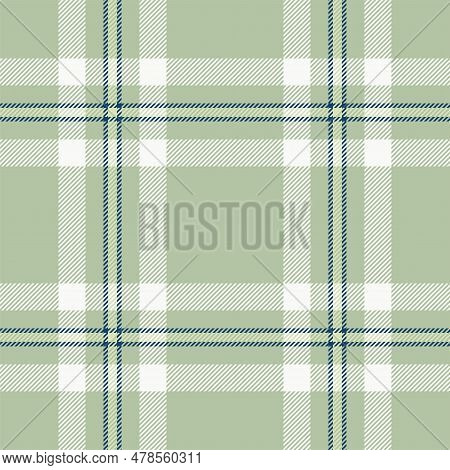 Plaid Seamless Pattern. Check Fabric Texture. Vector Textile Print.