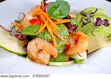 Shrimp Salad With Avocado And Lime Dressing