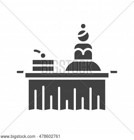 Bridal Show Icon Image. Suitable For Mobile Application.