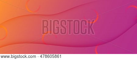 Gradient Background. Abstract Fluid Lines. Vector Dynamic Movement. Creative