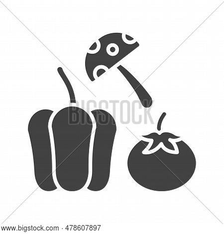 Vegetables Icon Image. Suitable For Mobile Application.