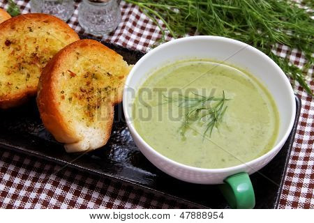 Zupa szpinak