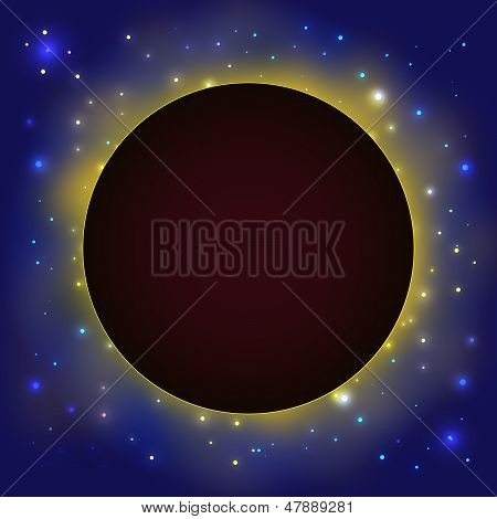 Immagine di un'eclissi solare