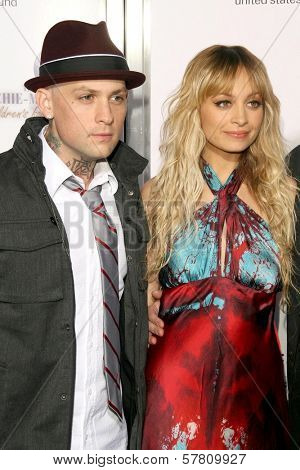 Benji Madden and Nicole Richie  at the Sony Cierge and The Richie-Madden Children's Foundation UNICEF Benefit. Myhouse, Los Angeles, CA. 03-23-09
