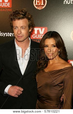 Simon Baker and Eva Longoria Parker at TV Guide Magazine's Sexiest Stars Party. Sunset Tower Hotel, Los Angeles, CA. 03-24-09