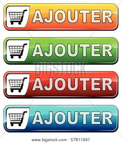 Online Shopping French Buttons