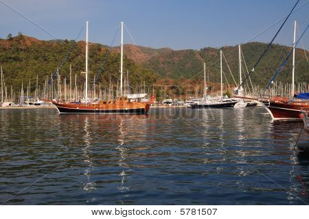 Přístavu Marmaris Turecko