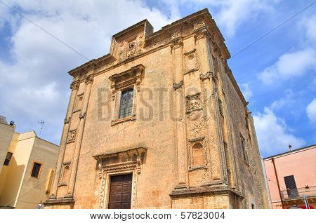 Church of St. Michele Arcangelo. Tricase. Puglia. Italy.