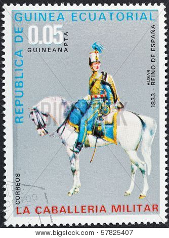 Spain Hussar In 1833 Year