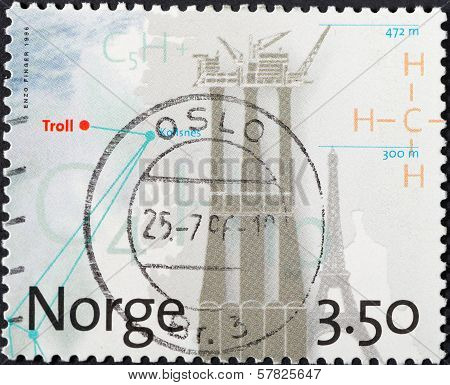 Kollsnes Natural Gas Processing Plant In Norway