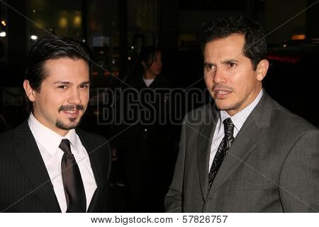Freddy Rodriguez and John Leguizamo  at the Los Angeles Premiere of 'Nothing Like The Holidays'. Grauman's Chinese Theater, Hollywood, CA. 12-03-08