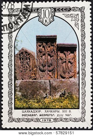 Khachkar Armenian Cross-stones In Tsaghkadzor