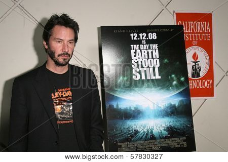 Keanu Reeves   at Science and Hollywood Unite at Caltech featuring a screening of the new film 