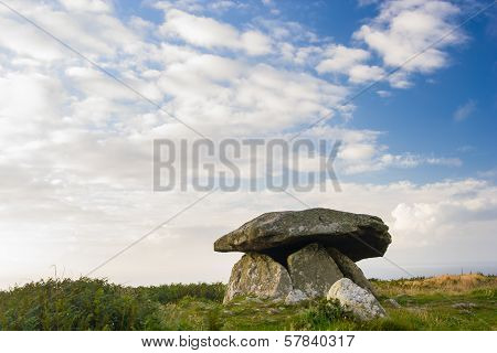 Chun Quoit Cornwall England Uk