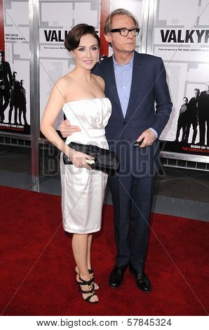 Carice van Houten and Bill Nighy   at the Los Angeles Premiere of 'Valkyrie'. The Directors Guild of America, Los Angeles, CA. 12-18-08