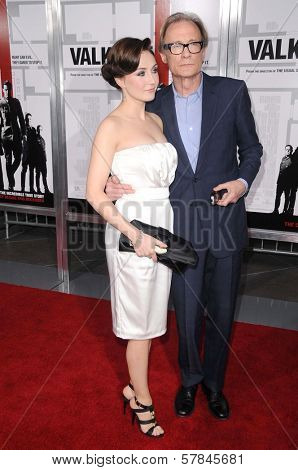 Carice van Houten and Bill Nighy   at the Los Angeles Premiere of 'Valkyrie'. The Directors Guild of America, Los Angeles, CA. 12-18-08