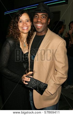 Erica Gimpel and Tico Wells at the VIP Screening of 'Machete Joe'. Paramount Studios, Hollywood, CA. 01-30-09