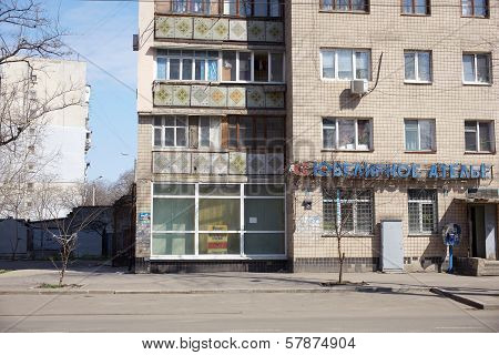 Soviet-era Apartment Block In Odessa