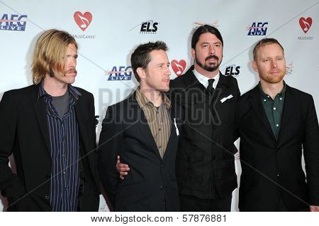 Foo Fighters at the 2009 Musicares Person of the Year Gala. Los Angeles Convention Center, Los Angeles, CA. 02-06-09