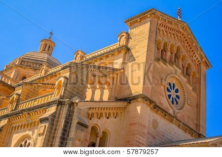 Ta Pinu Basilica Low Angle