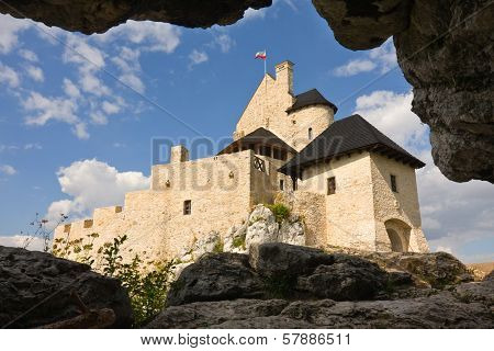Medieval Castle In Bobolice, Poland