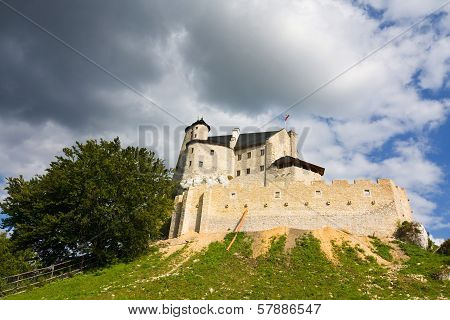 Medieval Castle In Bobolice, Poland