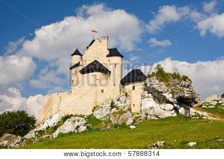 Medieval Castle In Bobolice, Poland