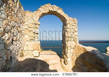 Chapel Of St. Nicholas At Cape Kaliakra In Bulgaria