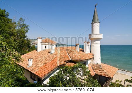 Residence Of The Romanian Queen By The Black Sea In Balchik, Bulgaria