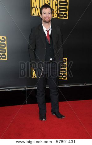 David Cook  at the 2008 American Musica Awards. Nokia Theatre, Los Angeles, CA. 11-23-08