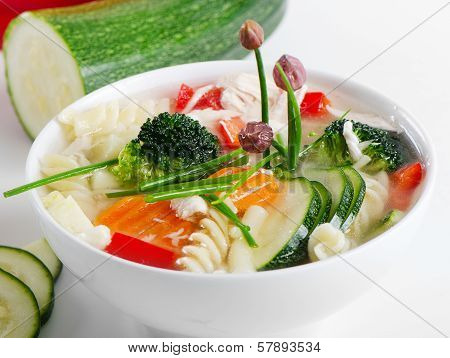 Bowl Of Vegetable Soup