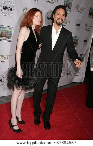 Amy Price-Francis and Benjamin Bratt  at the Multicultural Motion Picture Association's 16th Annual Diversity Awards. Globe Theater, Universal City, CA. 11-23-08