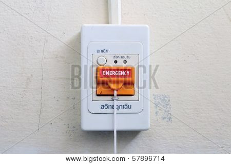 Emergency Call Box On Wall