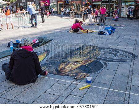 Street Painting In 3D