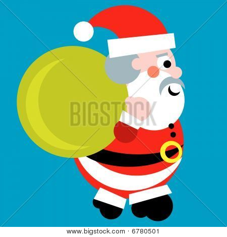 Boże Narodzenie. Ilustracja wektorowa Santa Claus