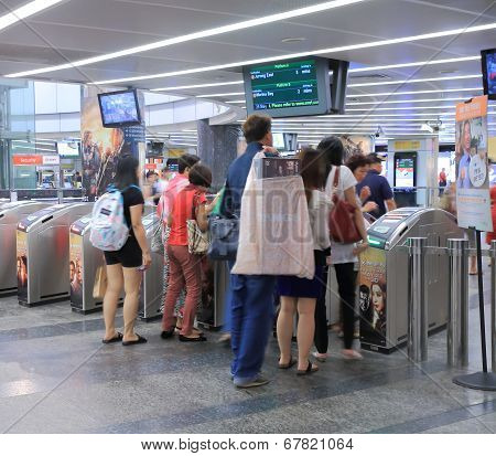 Orchard Road MRT station Singapore