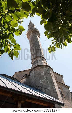 MOSTAR, BOSNIA AND HERZEGOVINA, MAY 12, 2010 - Tower minaret of Koski Mehmed Pasha Mosque