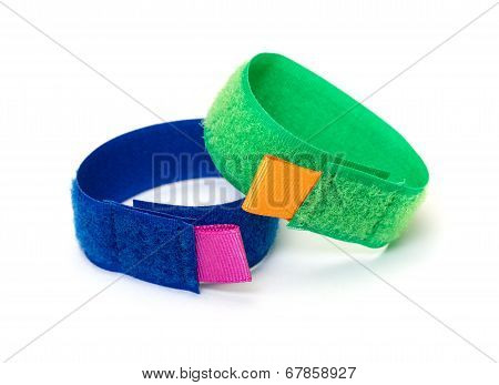Rings From Colorful Velcro Strips