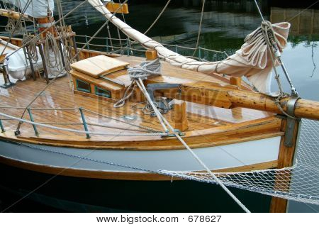 Buigen van zeilschip